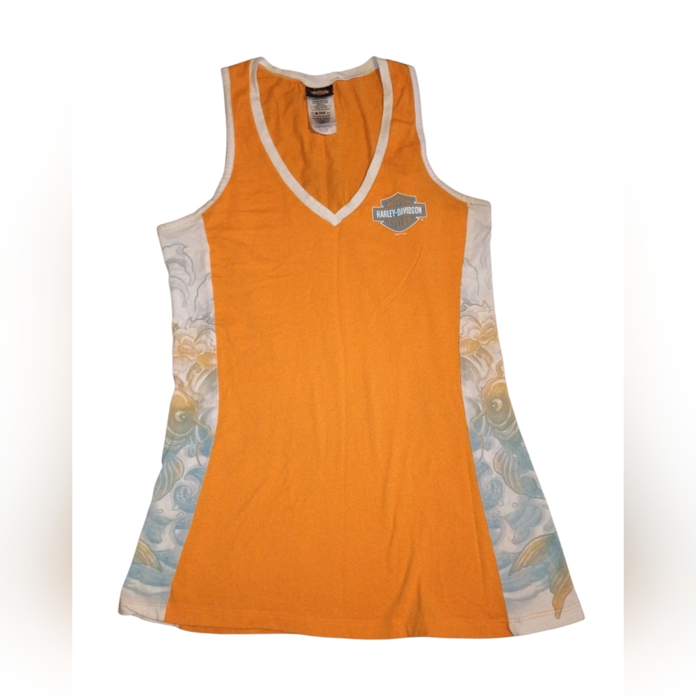 2017 Harley-Davidson Women's Orange Tank Top